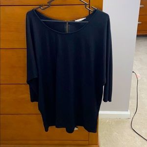 Black 3/4 sleeve Tunic shirt